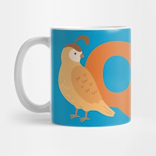 Animal alphabet Q Mug